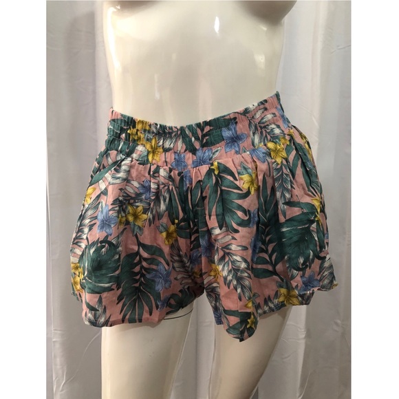 Lucca Couture Pink Floral Shorts